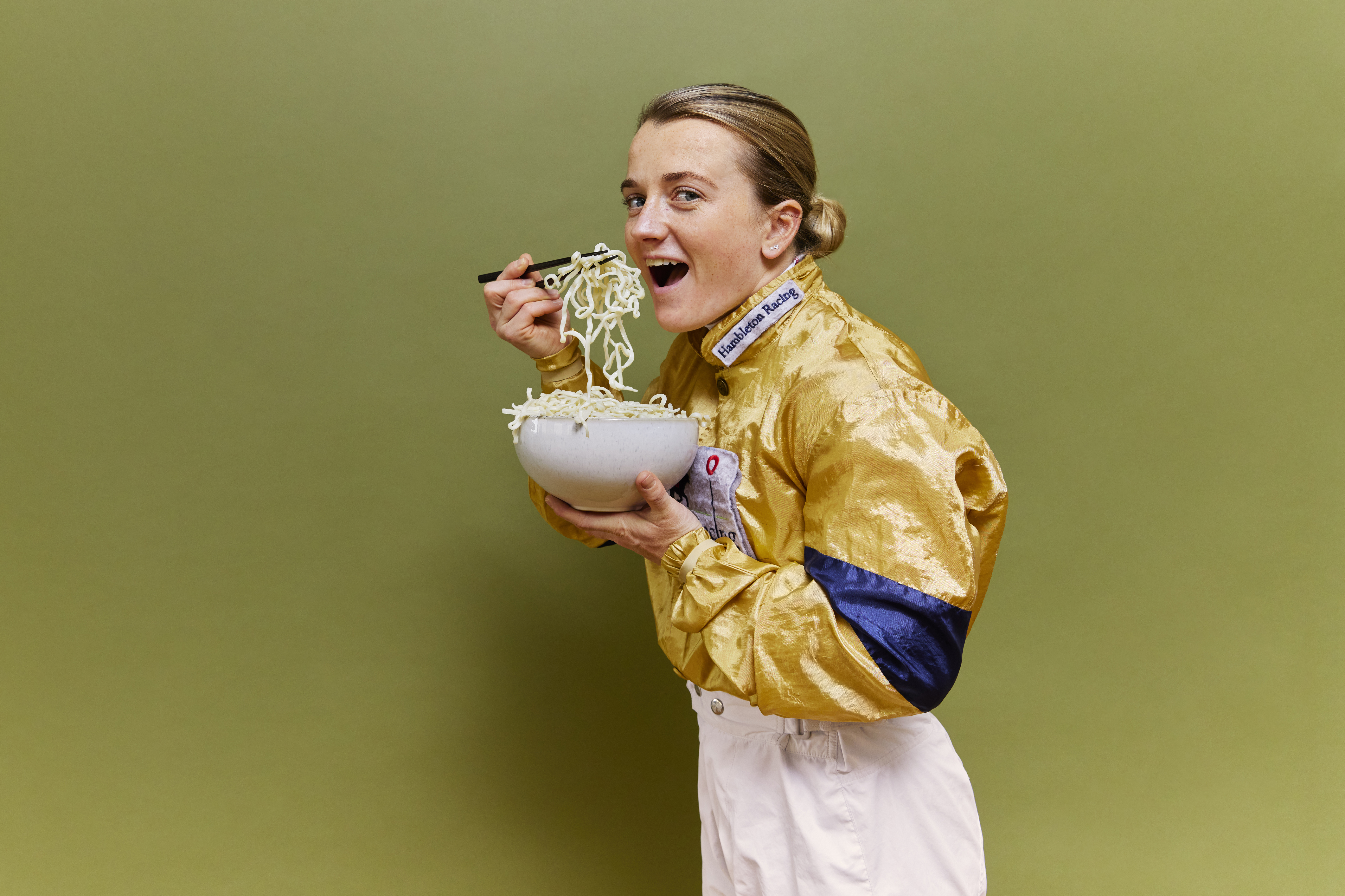 Hollie Doyle: ‘For a jockey, I’m lucky that I can eat what I want’