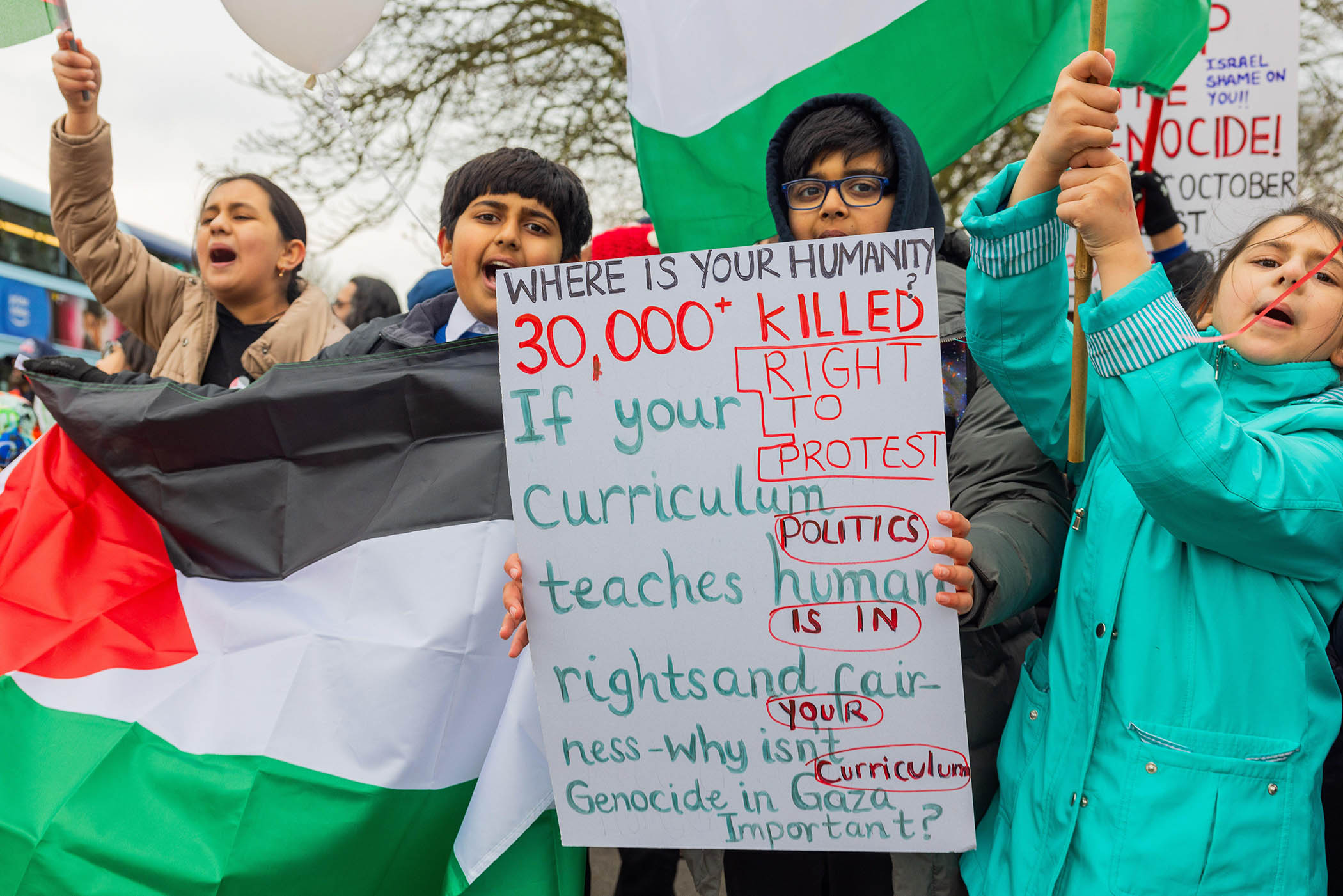 Schools can’t blind our children to the injustices in Gaza