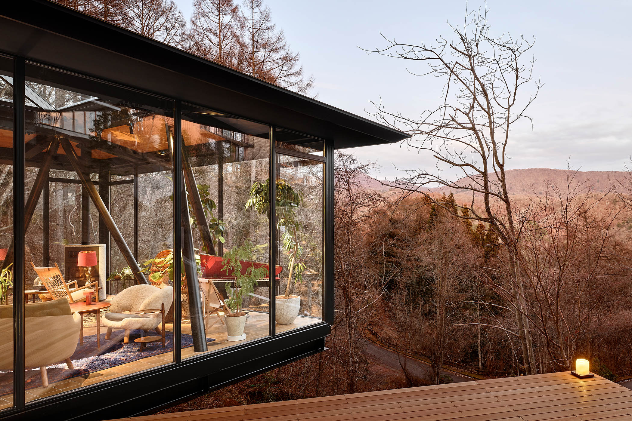 Finding balance in a Japanese mountain home