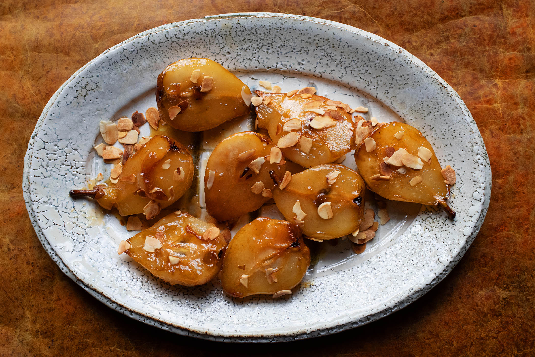 Midweek treat: Baked pears in spiced cream