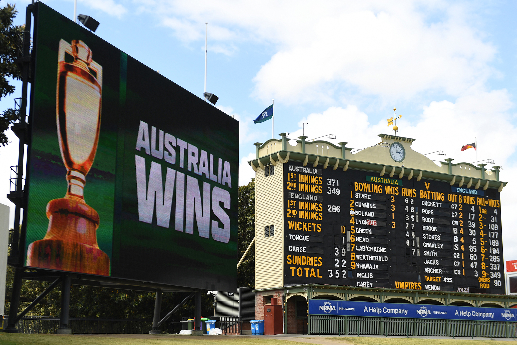 England beaten again as Australia wrap up the Ashes