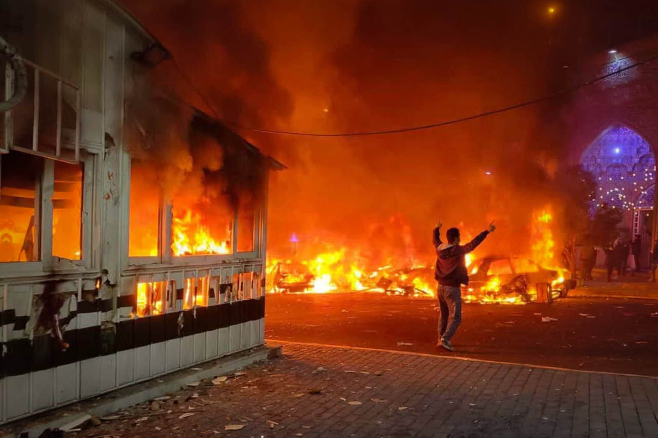 Defiance burns on the streets of Tehran