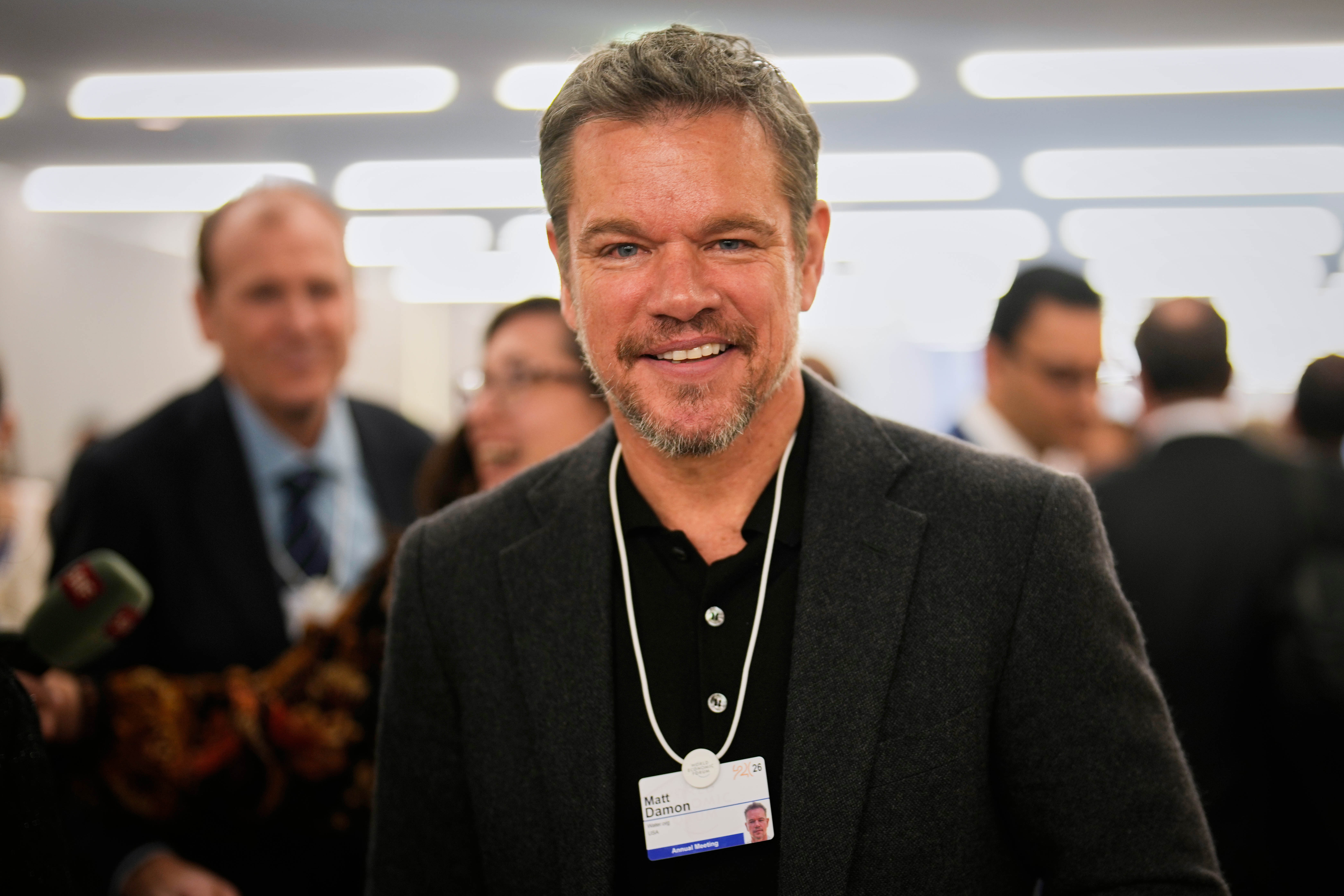 Rumours of realpolitik were rife at Davos. Thank heavens for Matt Damon