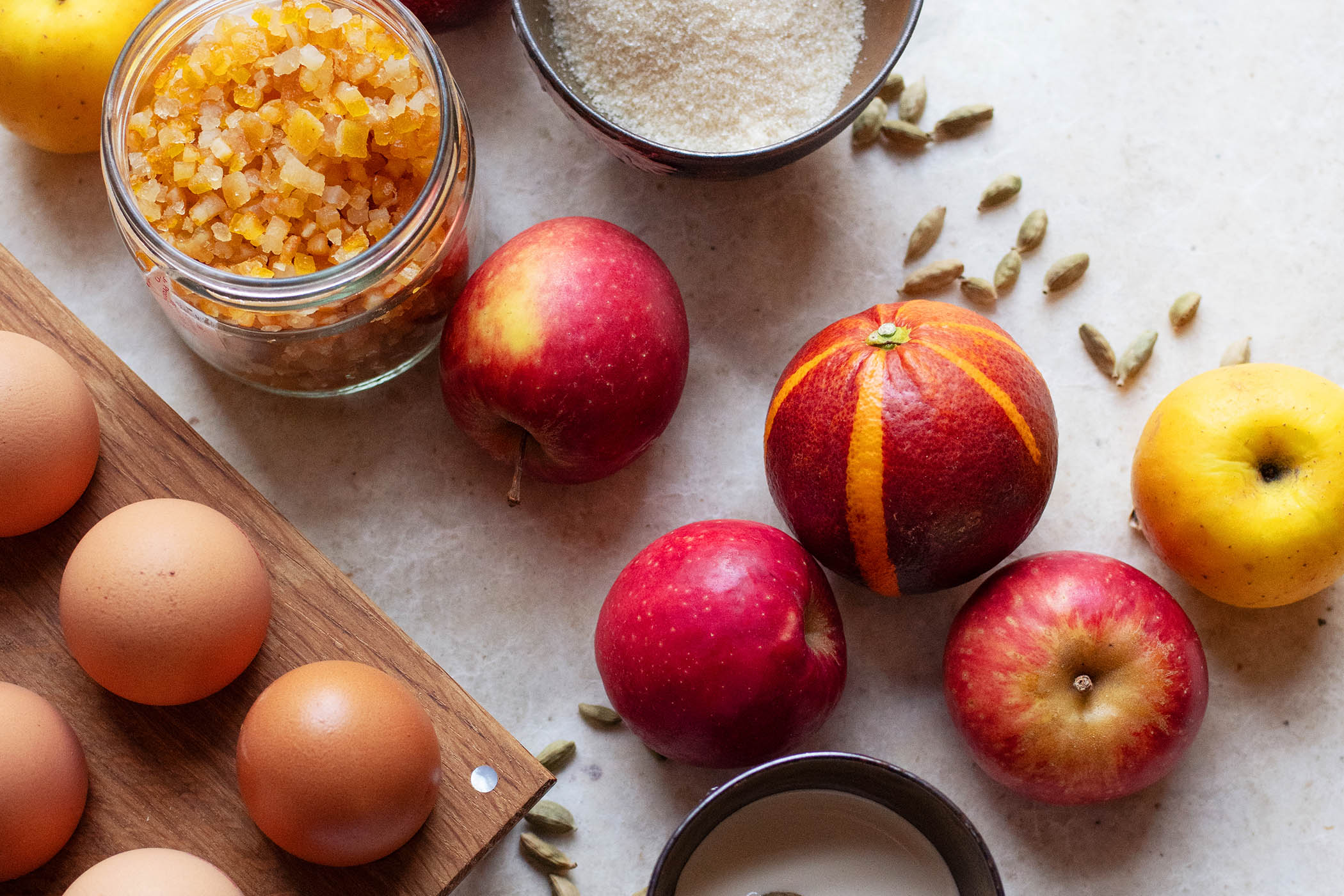 Kitchen diary: apple bread and butter pudding